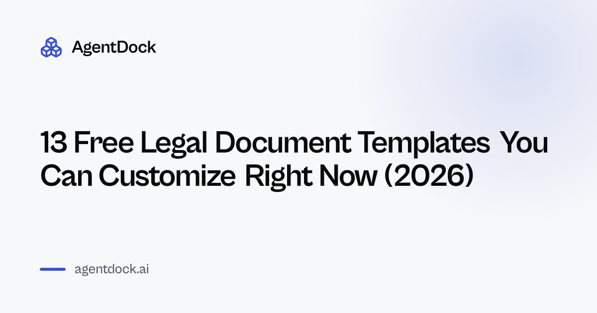 13 Free Legal Document Templates You Can Customize Right Now (2026 ...