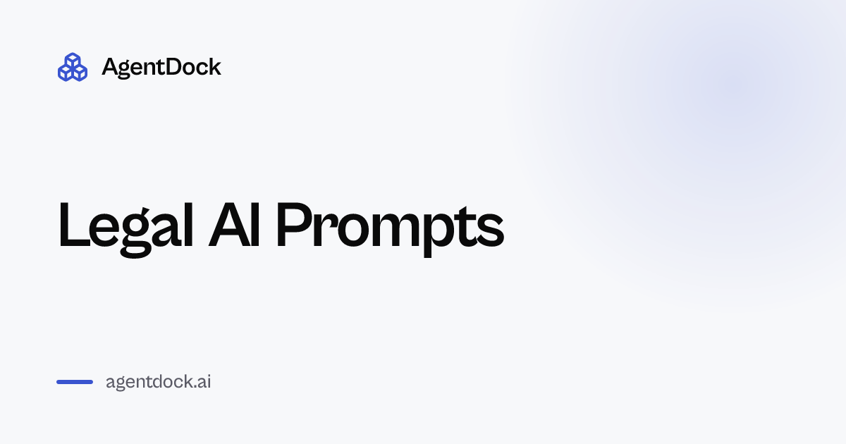 Legal Prompts - AgentDock